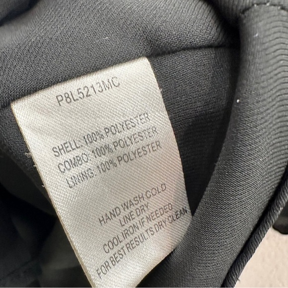 Parker NY Dress Womens Size 4 Black Hi-Low Ruffle Elegant Long Sleeve - Picture 7 of 10